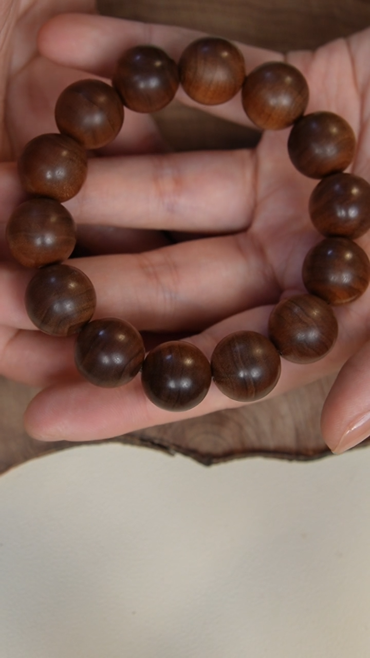 【闪购商品】檀香木手串/手链老山檀香沉水级供奉料1.6cm横纹