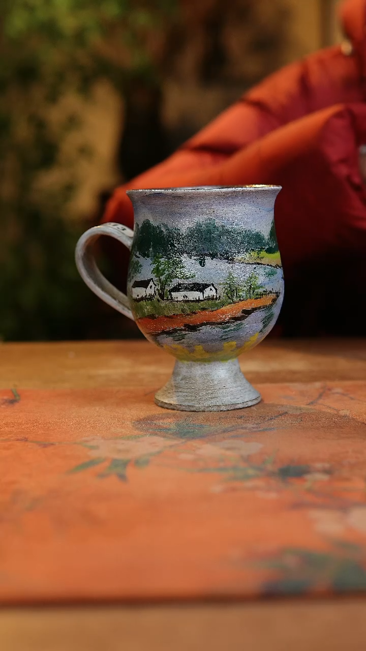 【闪购商品】瓷片1213景德镇手工手绘釉下彩高温瓷