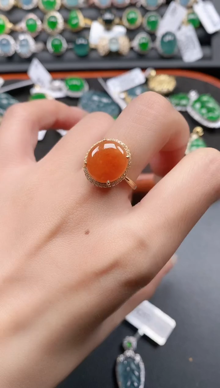 银S925镶嵌戒指翡翠11111