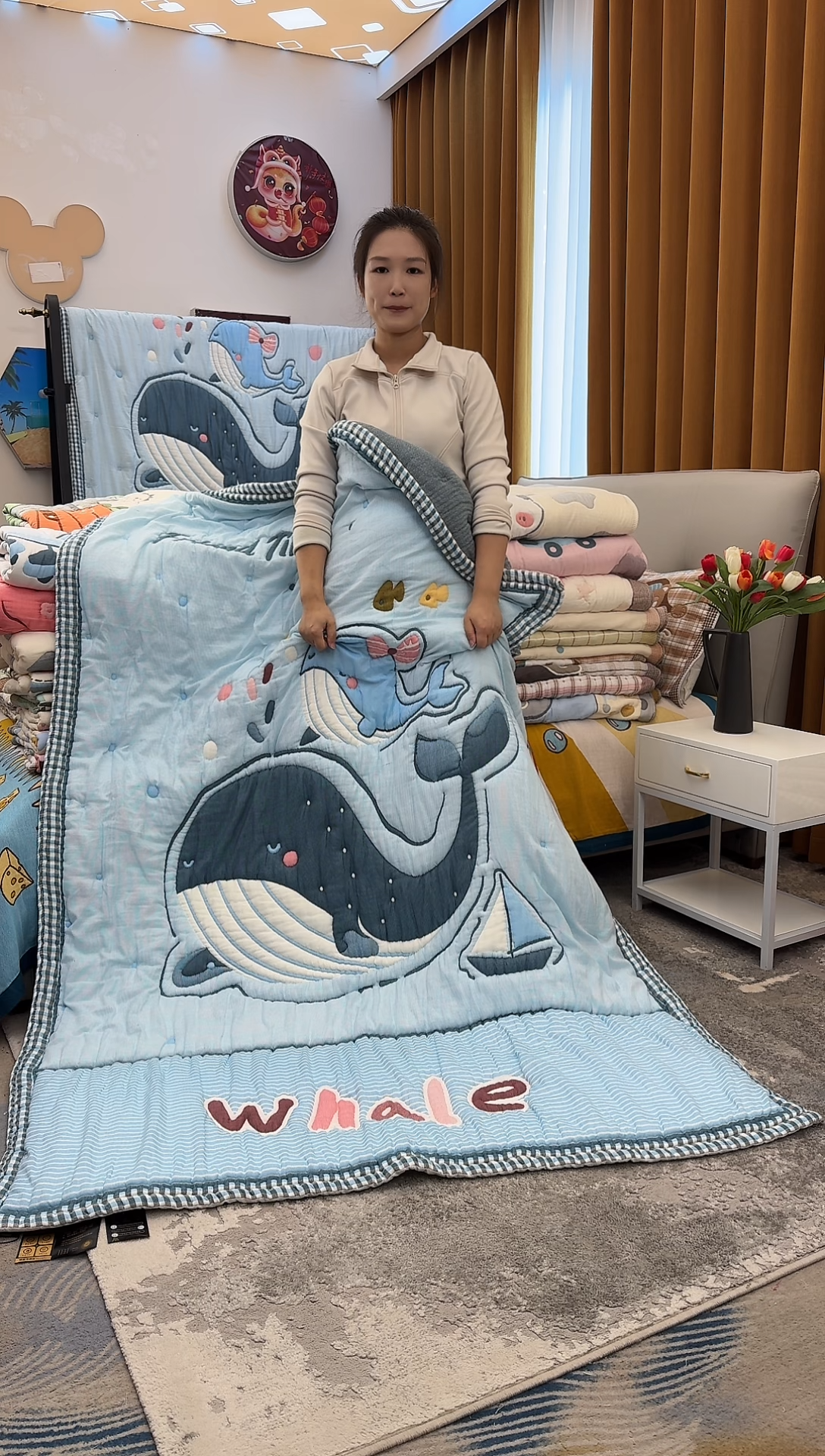 棉质花海鲸-150x200