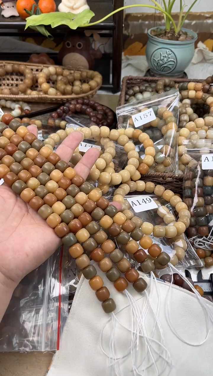 手串菩提根/象牙果a161卡13 干磨海子