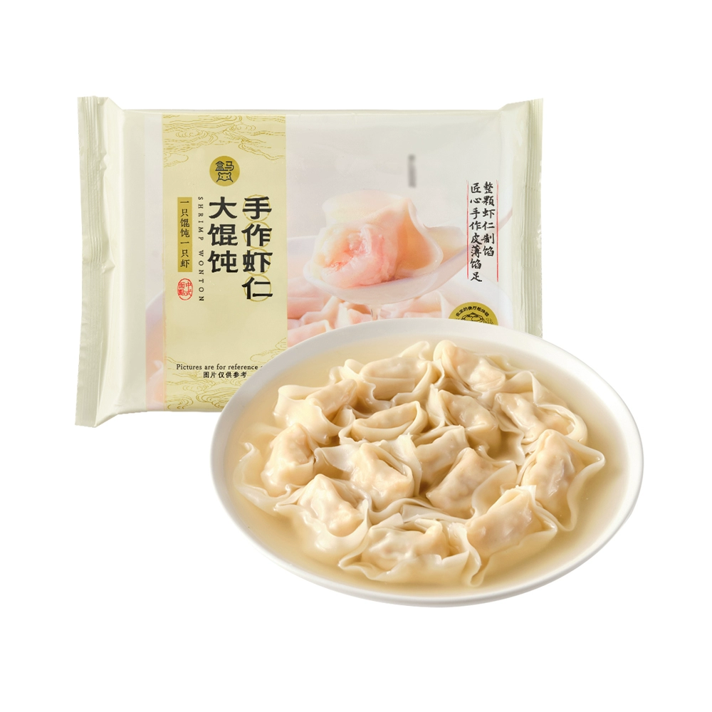 盒马 手作虾仁大馄饨