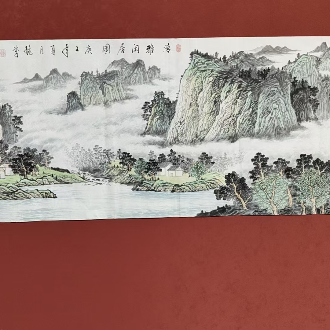 赵秋芬山水 国画山水3.