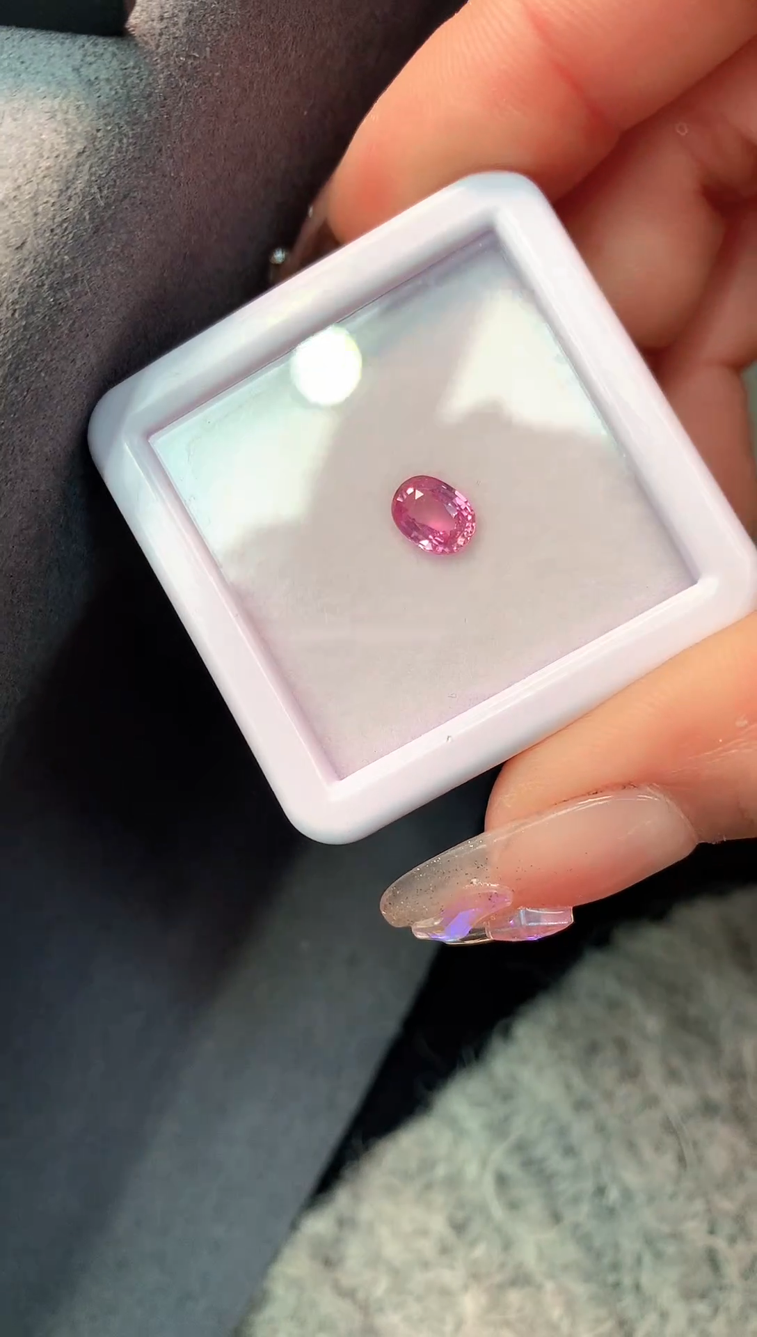 【闪购商品】蓝宝石裸石未镶嵌1.09克拉无烧帕帕拉恰