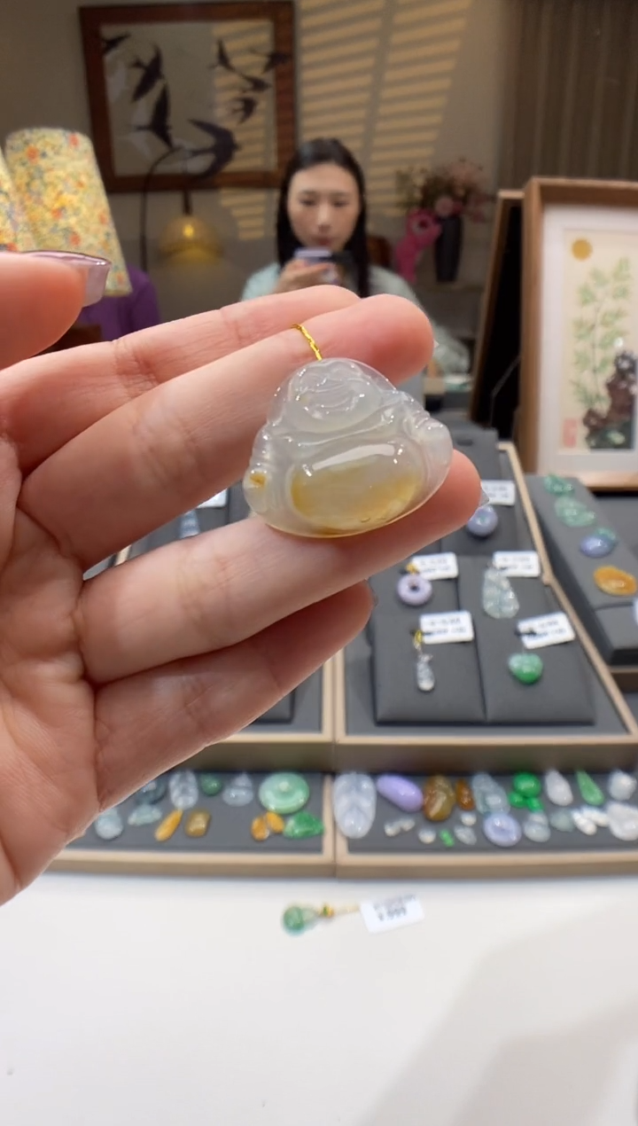 【闪购商品】翡翠颈饰未镶嵌佛公