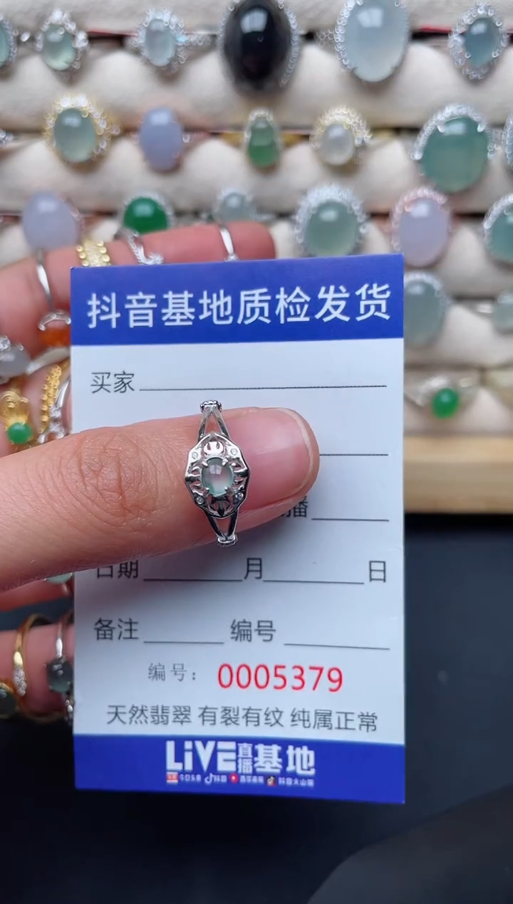 【闪购商品】翡翠戒指银S925镶嵌............