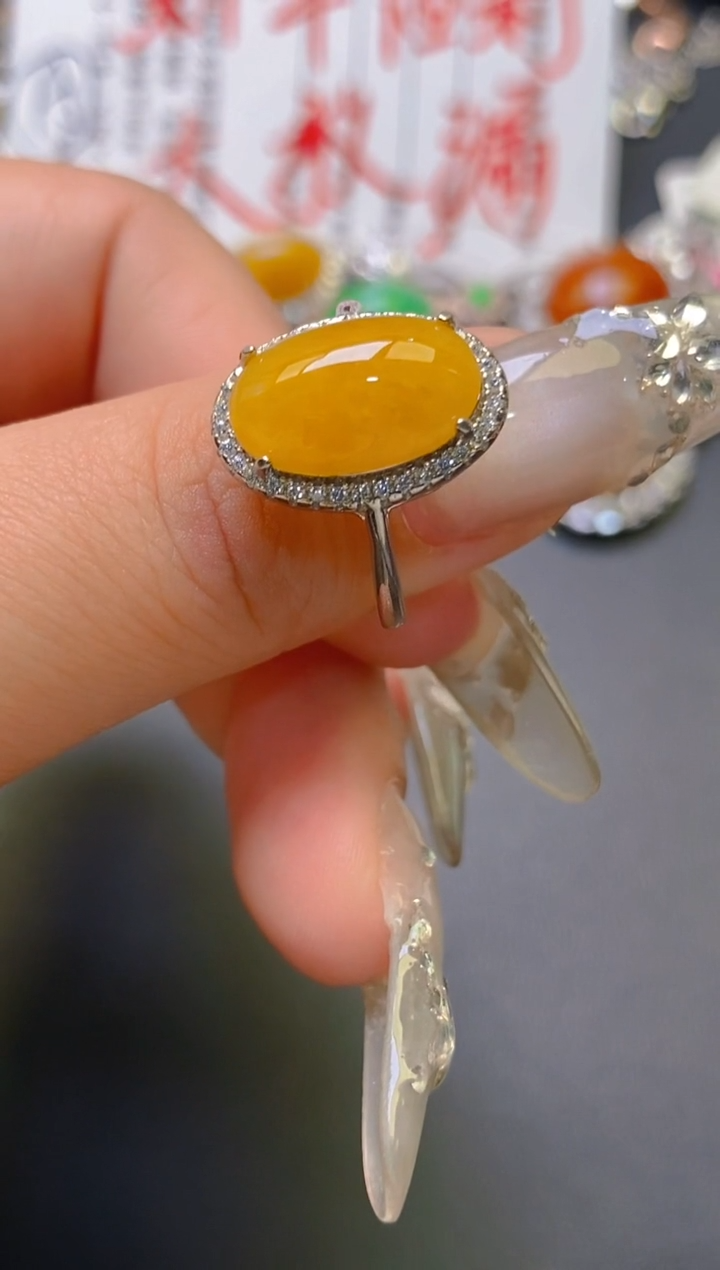 【闪购商品】翡翠耳饰银S925镶嵌天然A货翡翠1