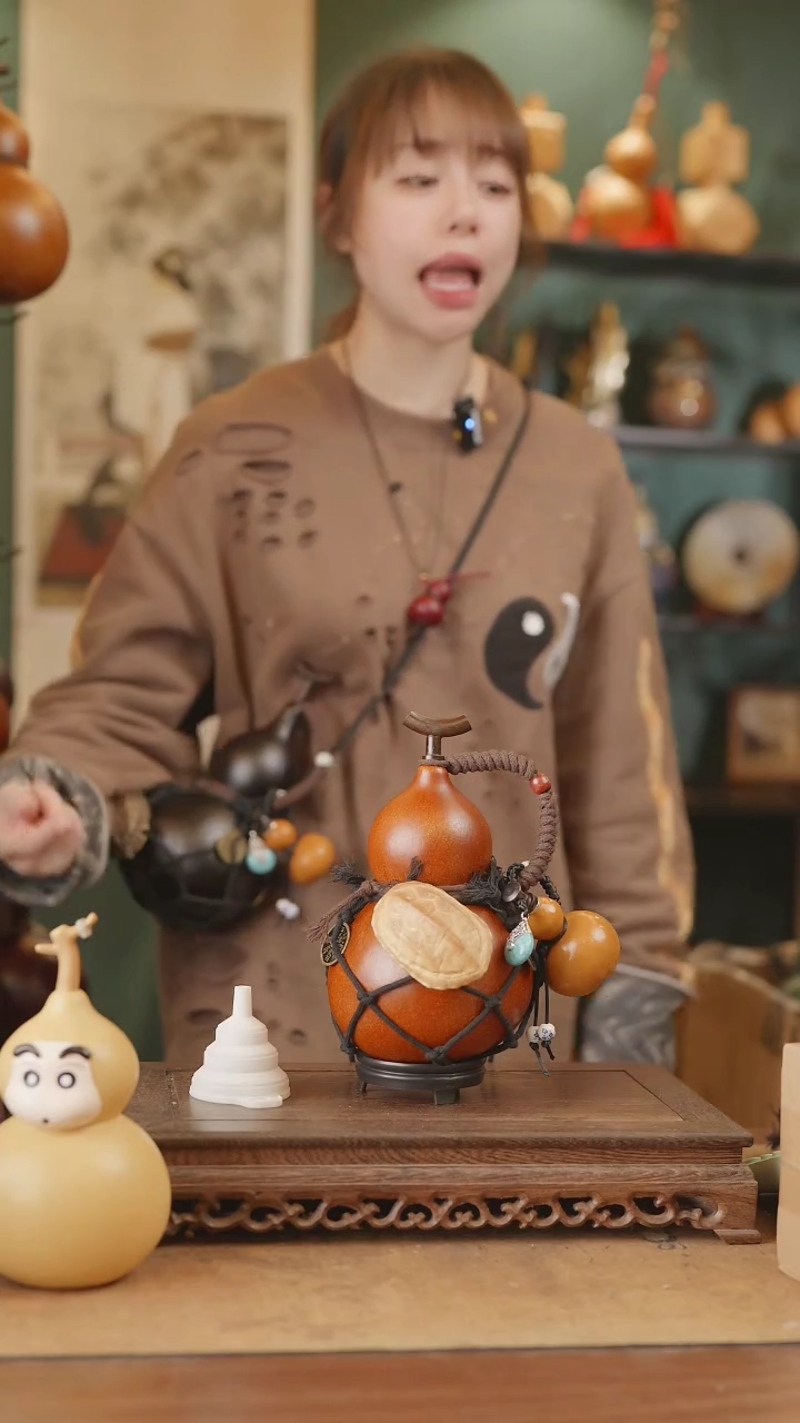 【闪购商品】177号精品天然大漆工艺防渗内胆酒葫芦~