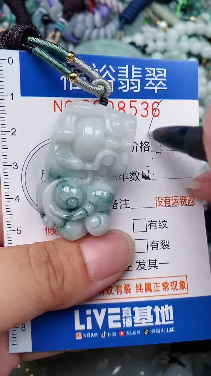 翡翠未镶嵌颈饰...0008536