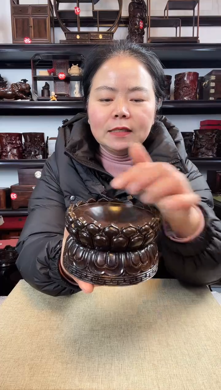 木老李红木工艺品大转