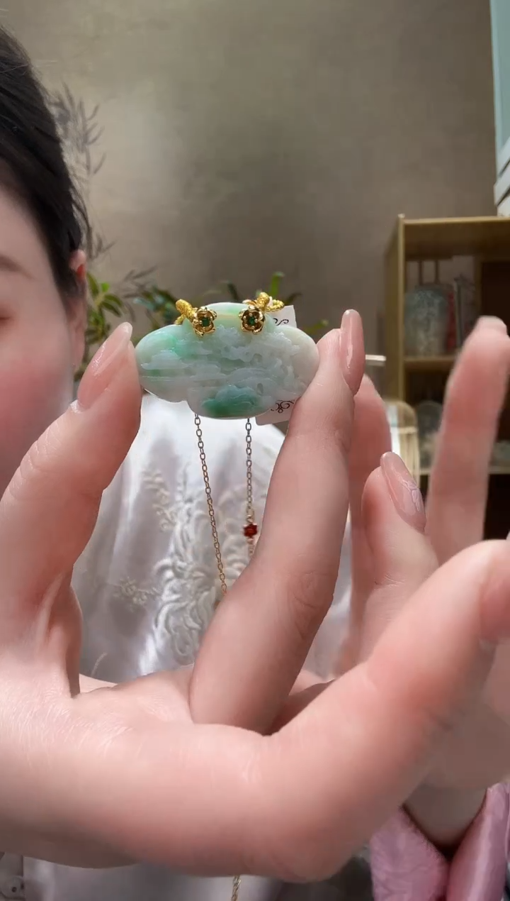 【闪购商品】翡翠颈饰未镶嵌吊坠