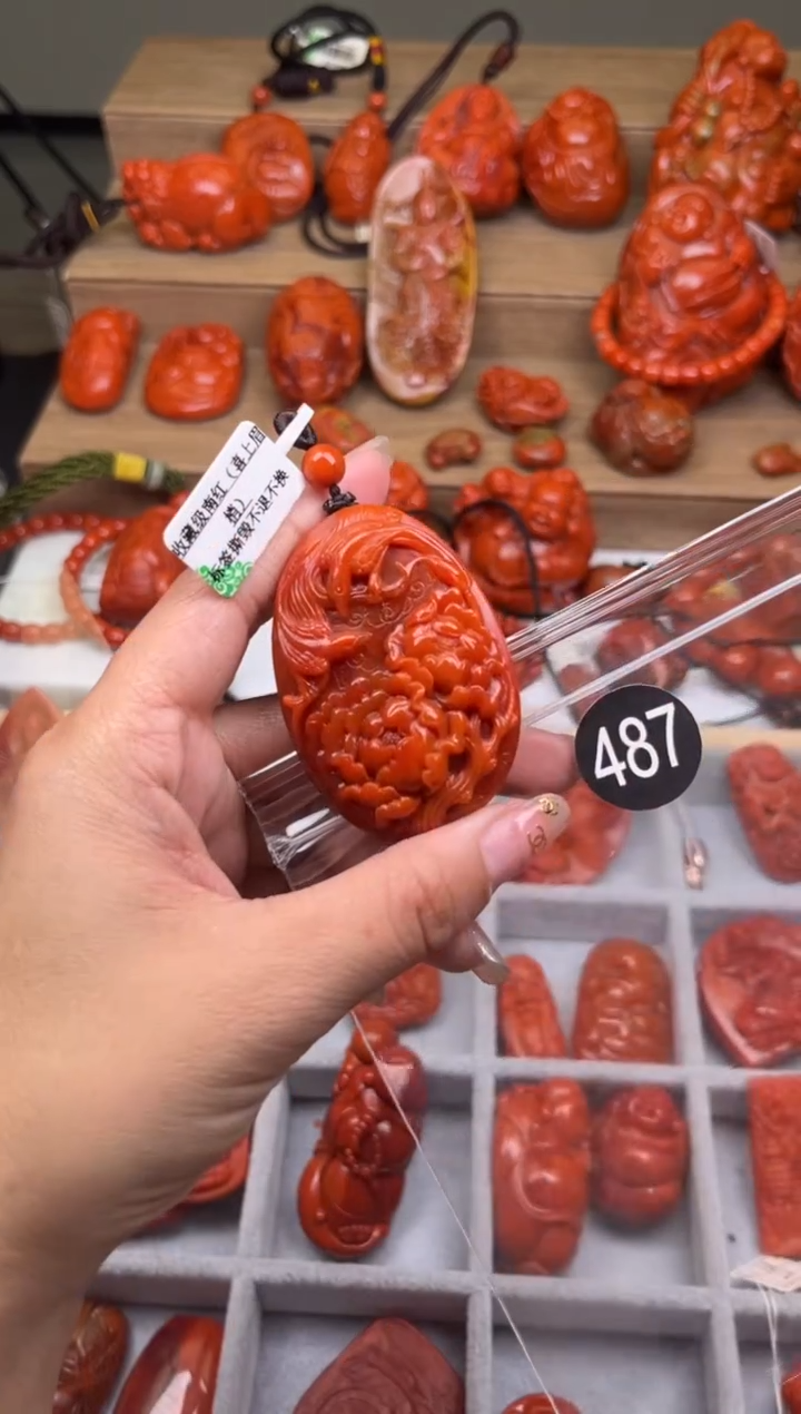 【闪购商品】南红玛瑙珠宝奇石未镶嵌487-52