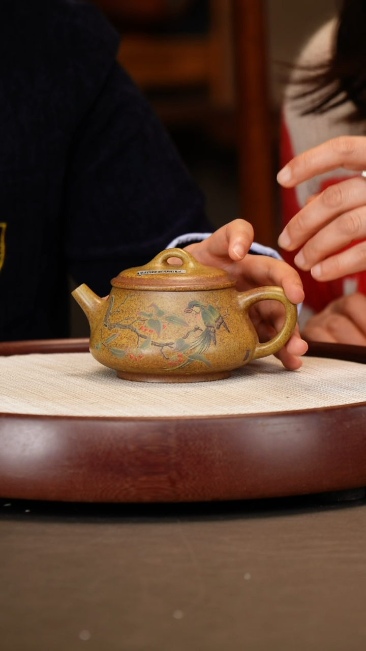 【闪购商品】紫砂茶壶【杨军保】黄金段隧道窑军保石瓢280CC
