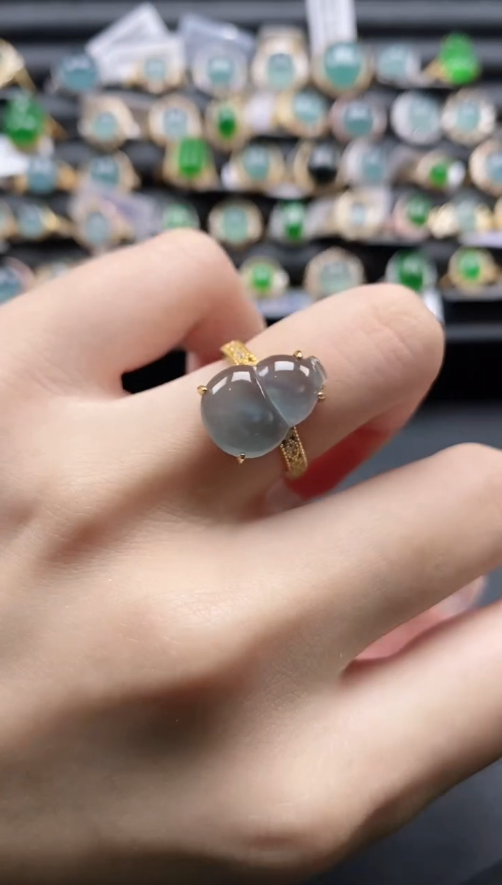 【闪购商品】翡翠戒指银S925镶嵌1111