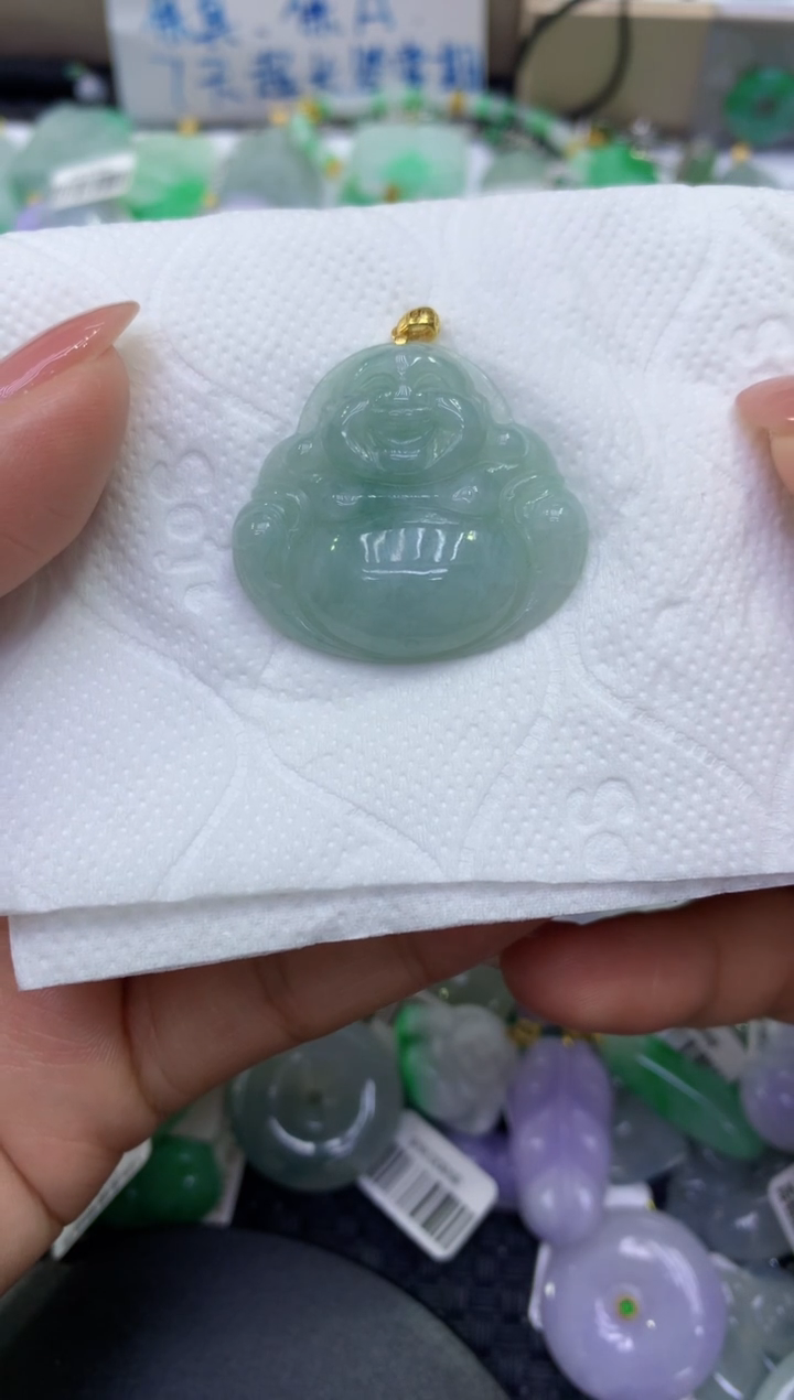 颈饰未镶嵌翡翠天然缅甸A货翡翠