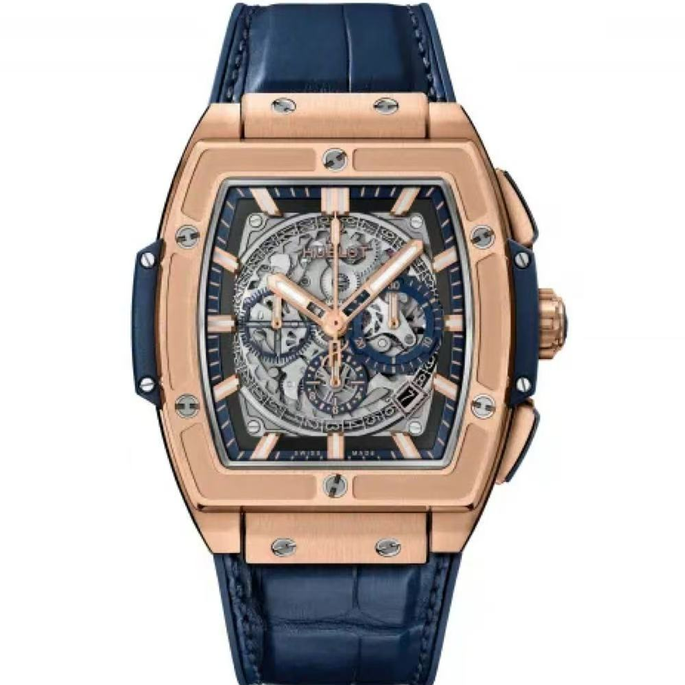 99新 Hublot/宇舶表 哈奢馆/名表/宇舶601/45mm玫金/单表