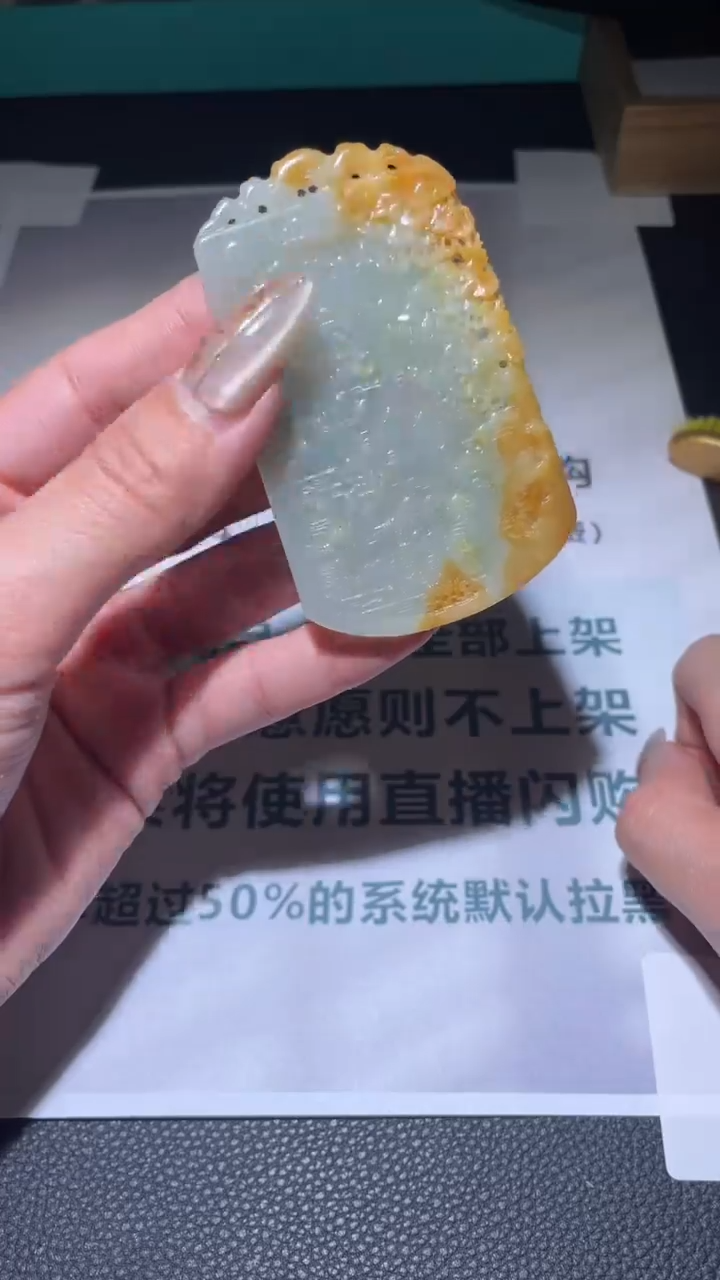 【闪购商品】定制翡翠未镶嵌毛货-不退不换