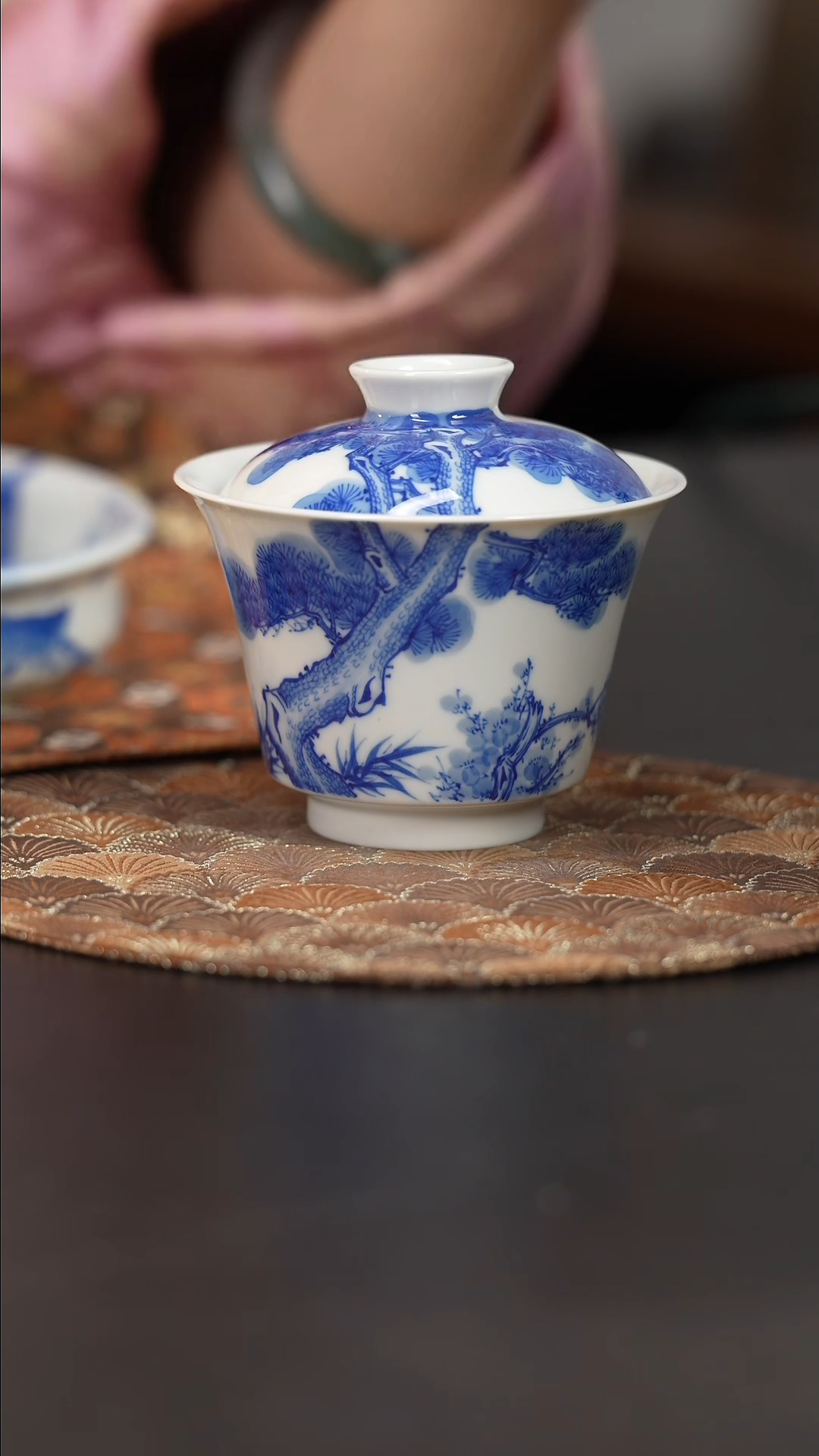 【闪购商品】杯看山柴窑松竹梅