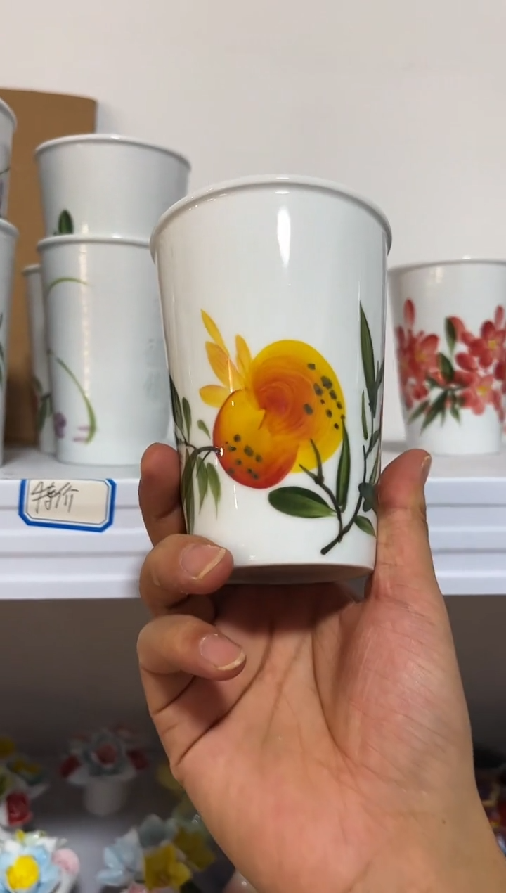 微瑕手绘餐饮具玲珑