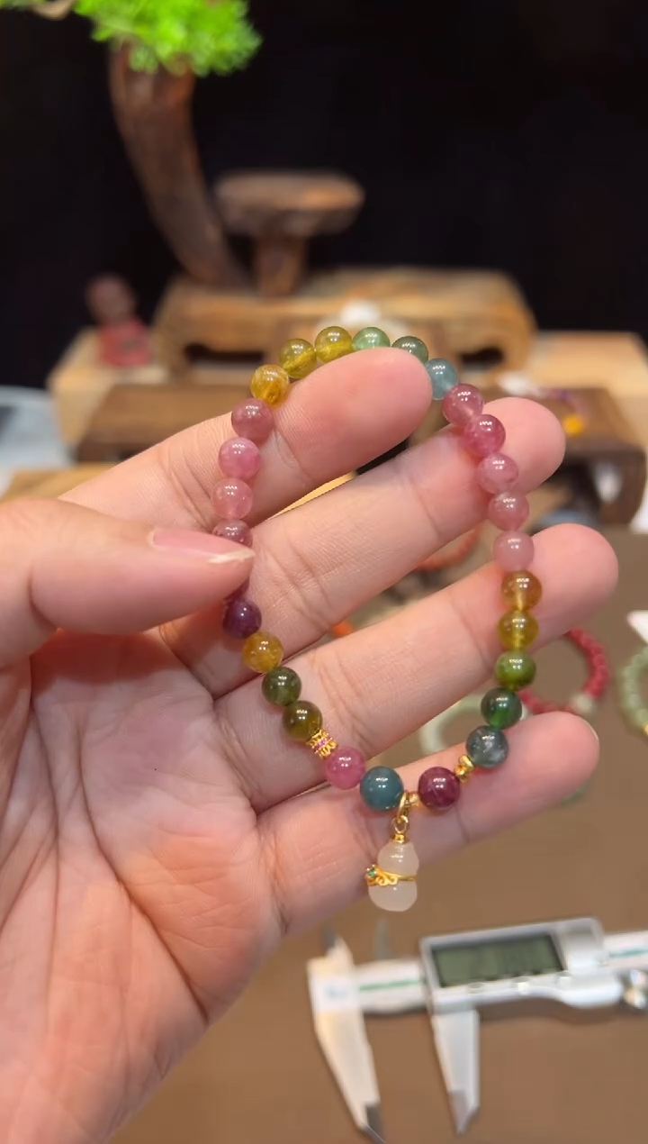 【闪购商品】碧玺手链未镶嵌手饰@@