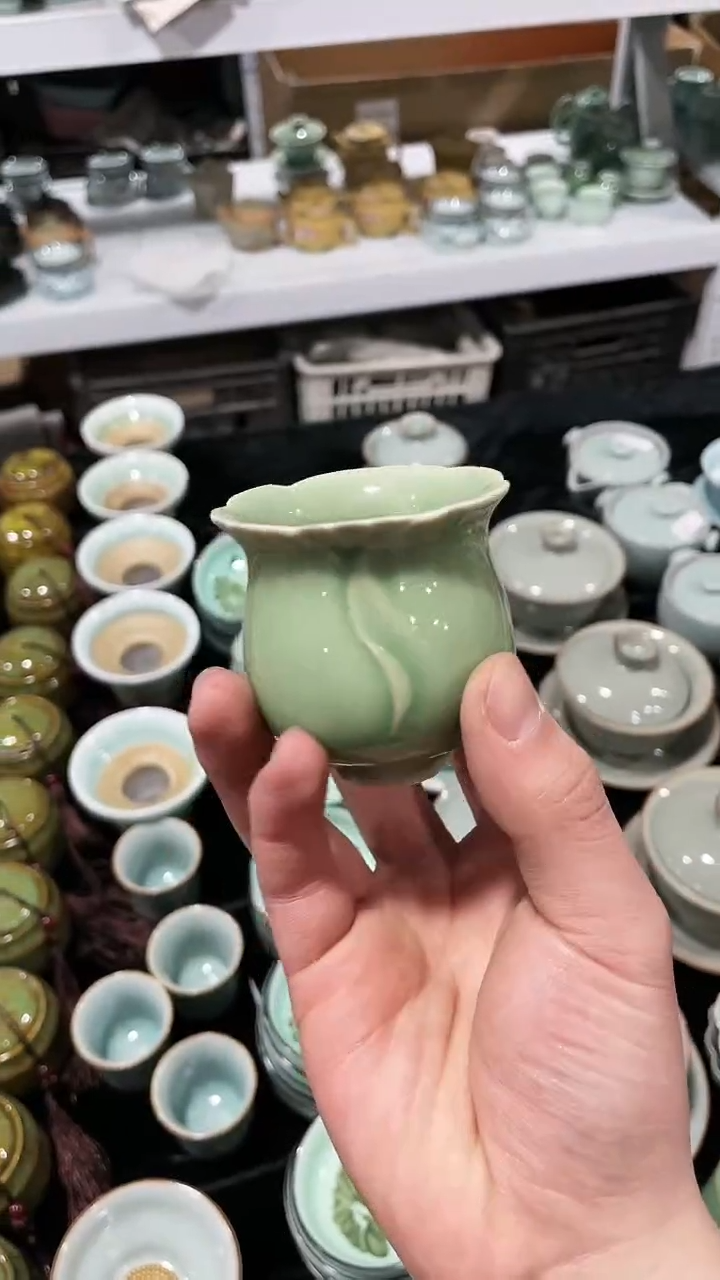 【闪购商品】纯手工 特价 微瑕 慧仙青瓷