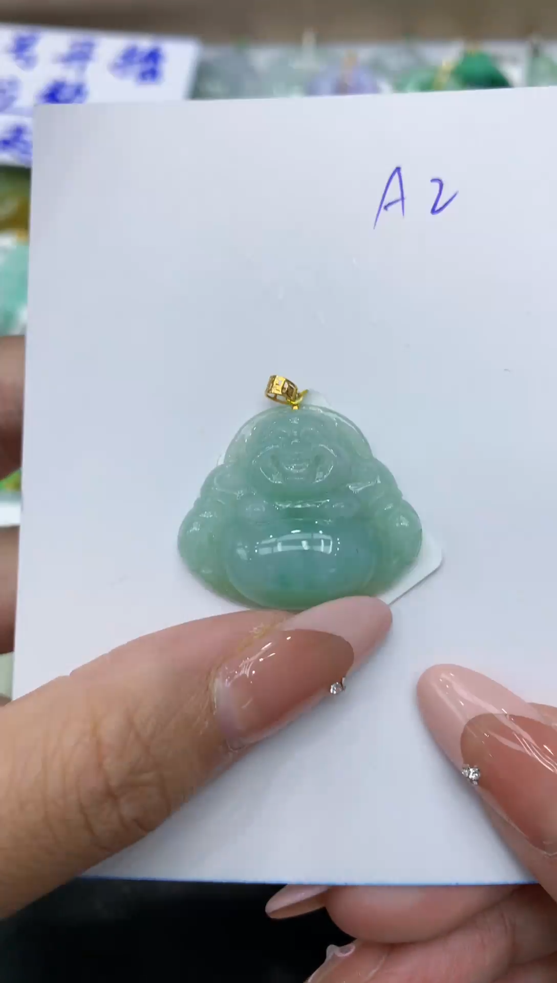 【闪购商品】翡翠颈饰18K金镶嵌111111111