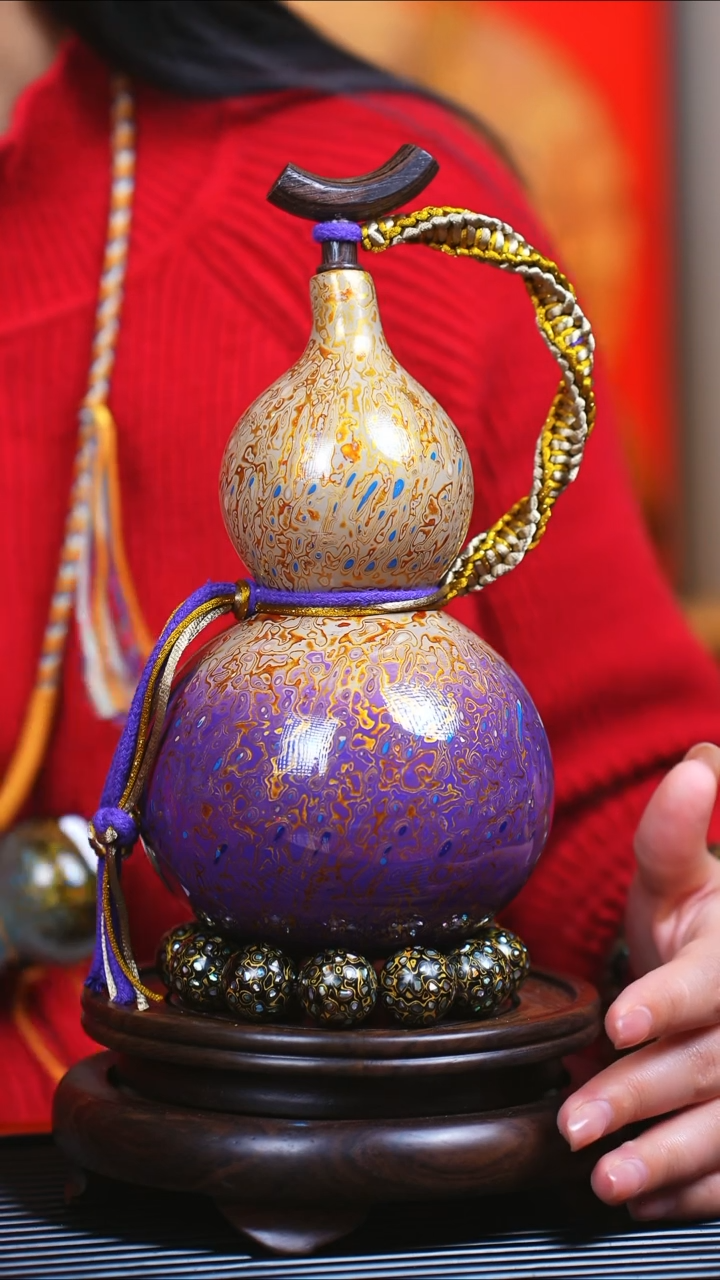 【闪购商品】JH052迎元宵臻选大漆酒葫芦