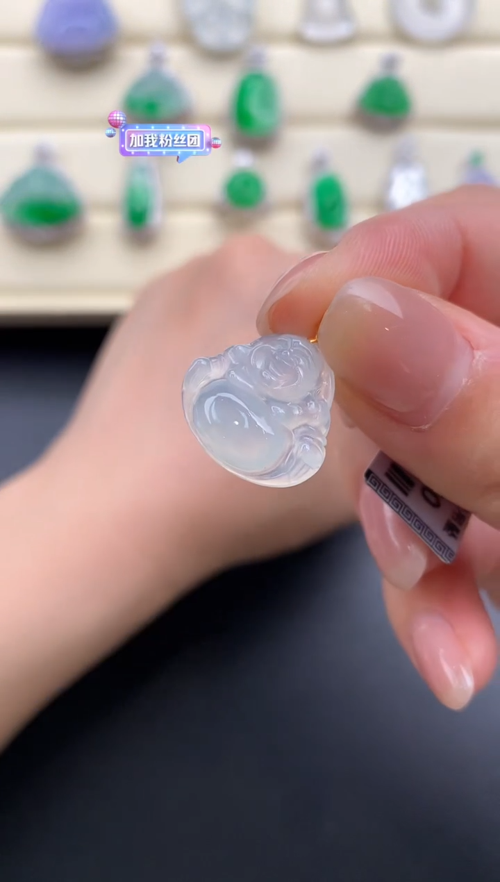 【闪购商品】翡翠颈饰18K金镶嵌X627     