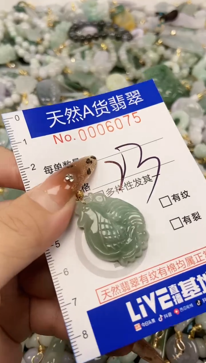 【闪购商品】翡翠颈饰未镶嵌天然A货翡翠