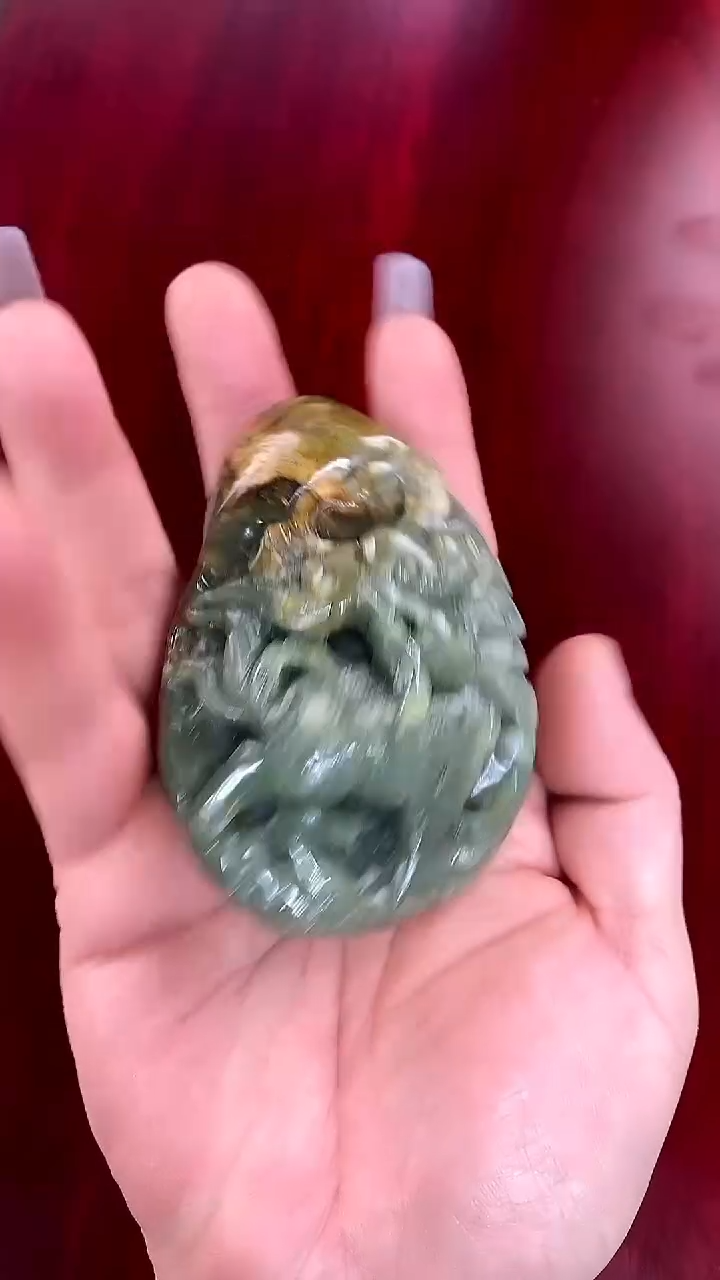 未镶嵌手链透闪石质玉手把