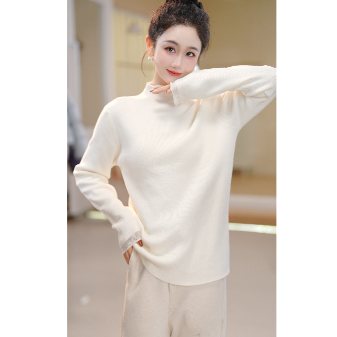 苏醒的乐园2025年冬季新款加绒加厚一体绒毛衣SXMY25118 