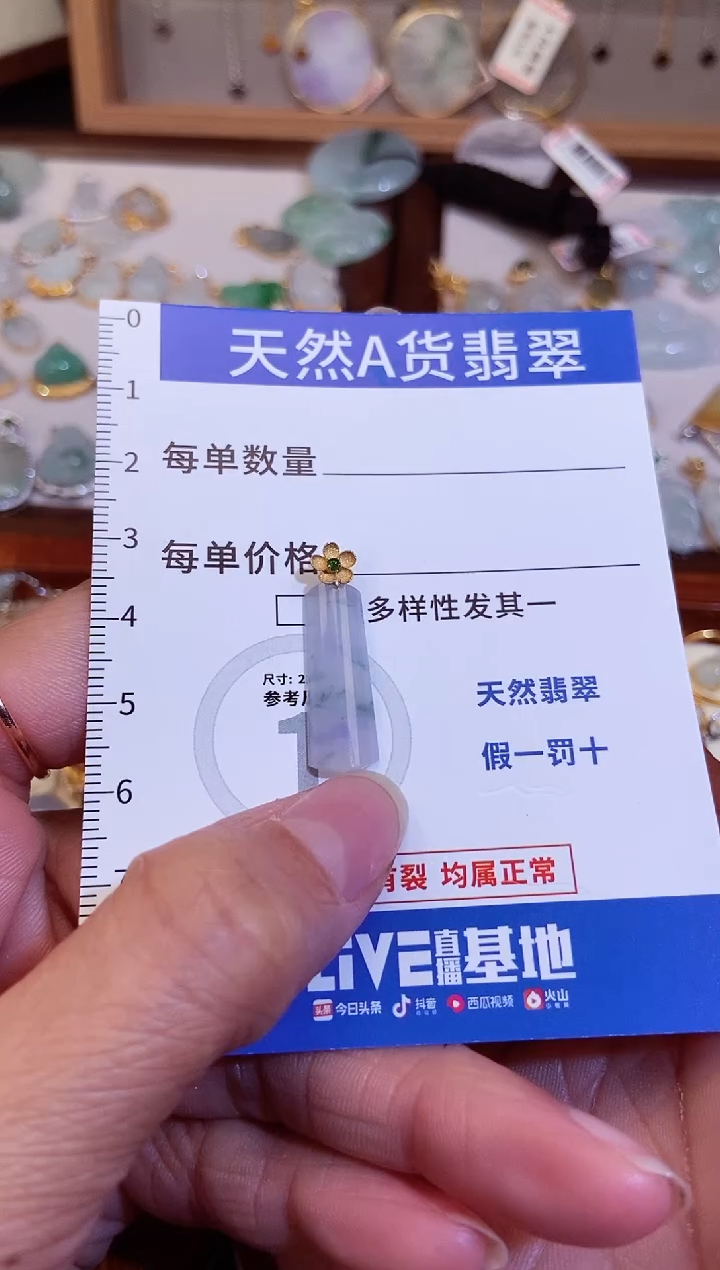 【闪购商品】翡翠颈饰18K金镶嵌11111111