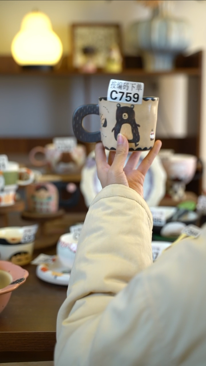 摆件陶C759 阿满屋手工手作陶瓷 