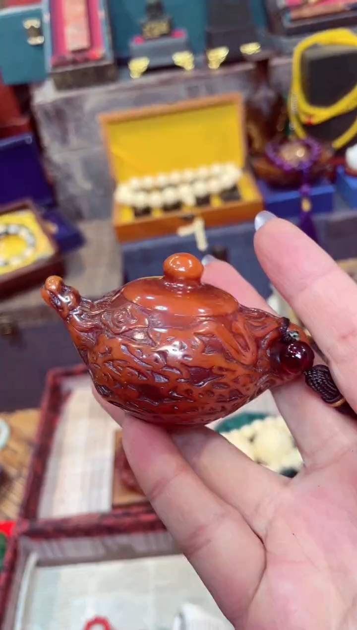 【闪购商品】蜜蜡珠宝奇石未镶嵌 把把壶