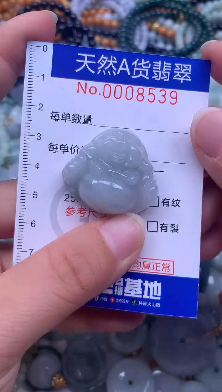 颈饰未镶嵌翡翠天然翡翠