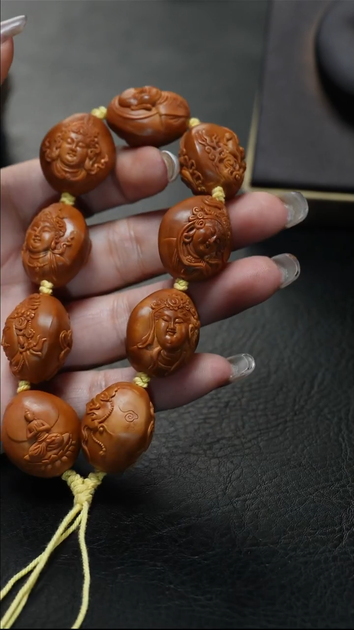 手串/手链橄榄核鱼子精品核文化+