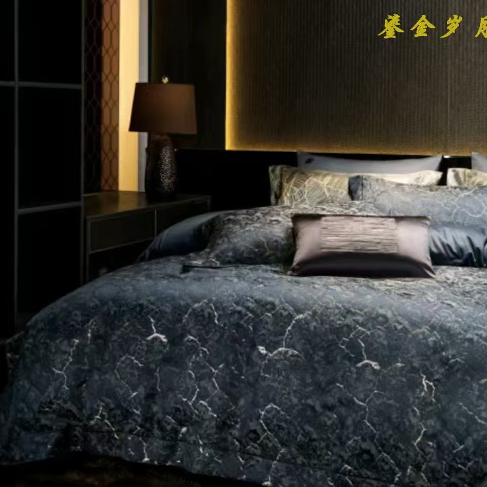 【高货宠粉】轻奢超柔提花长绒棉纯棉四件套-鎏金岁月