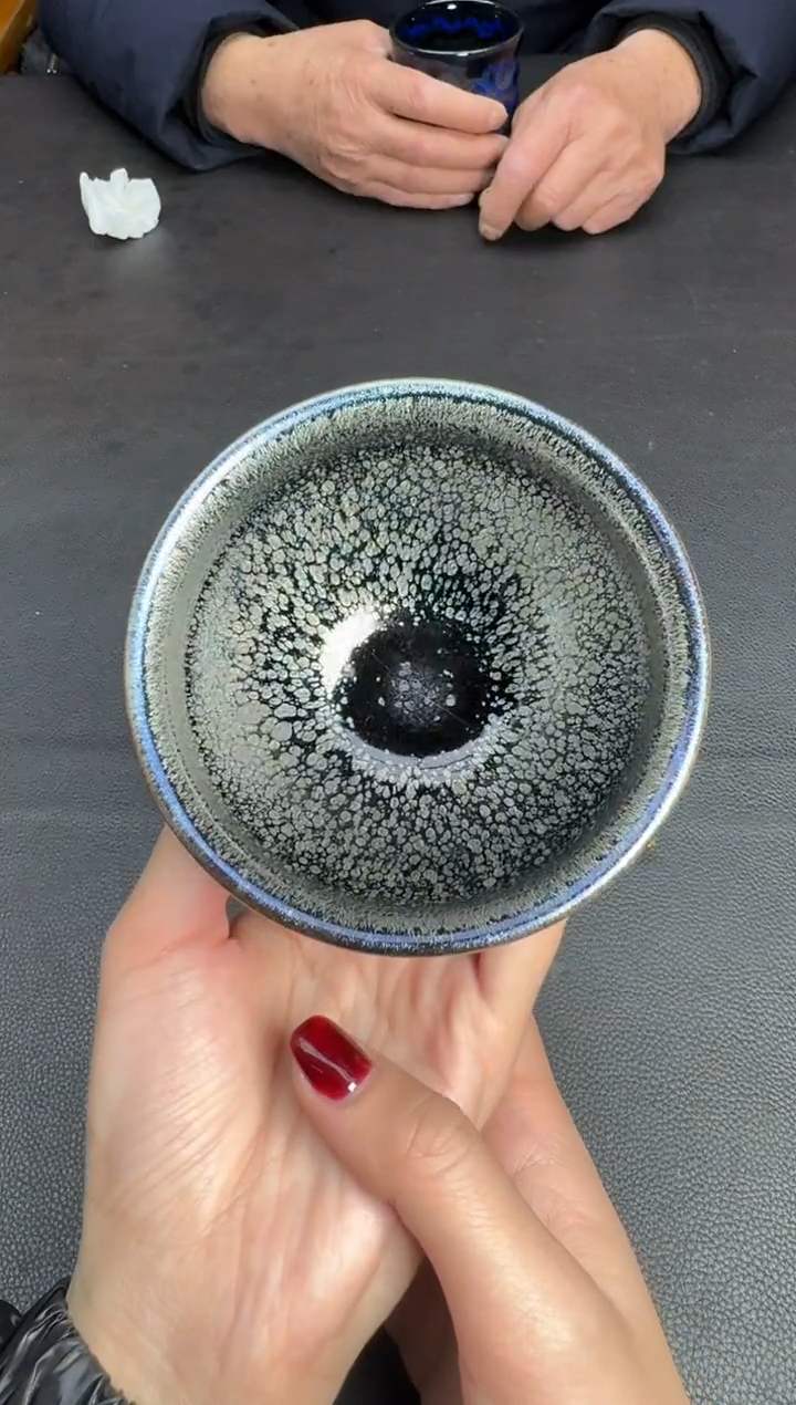 【闪购商品】茶盏建盏故事蔡炳昆金刚滴1