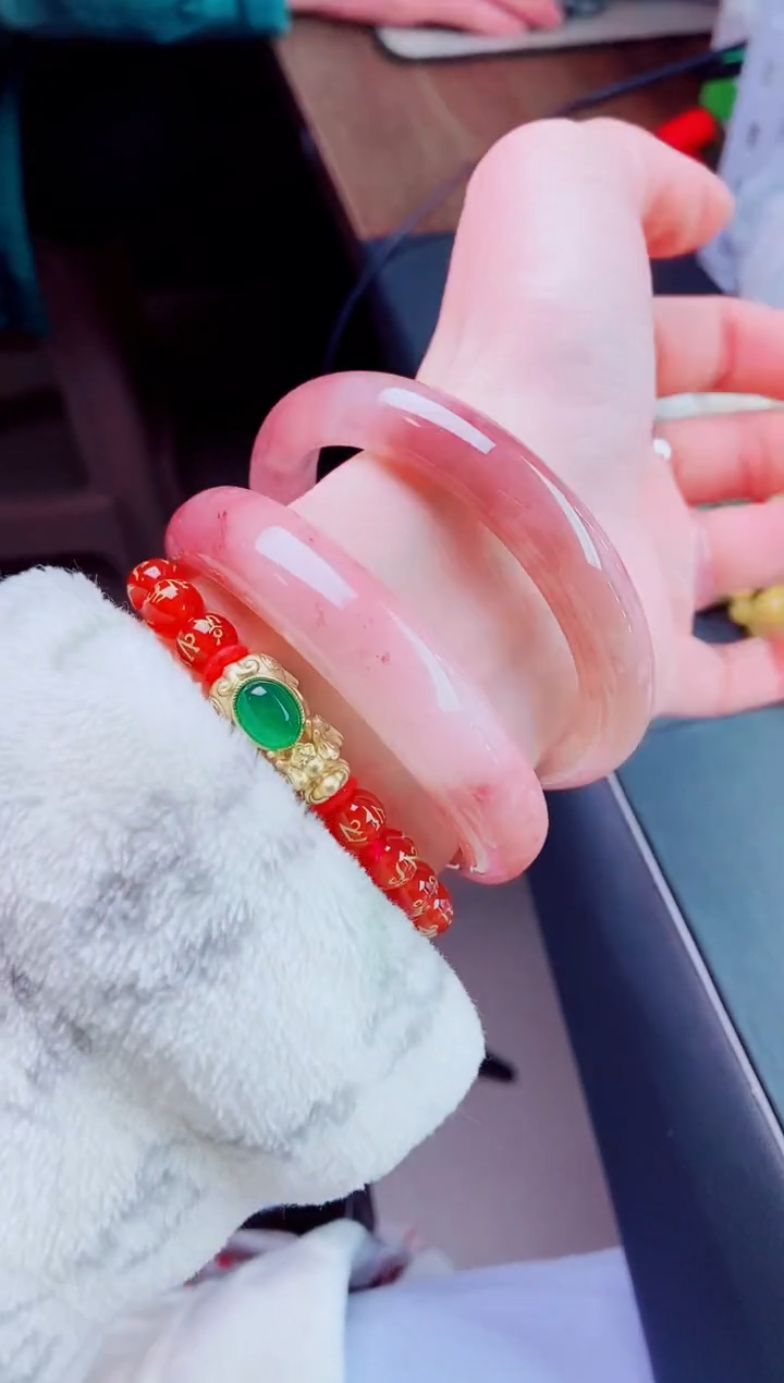 【闪购商品】石英质玉手镯未镶嵌J3-59-60