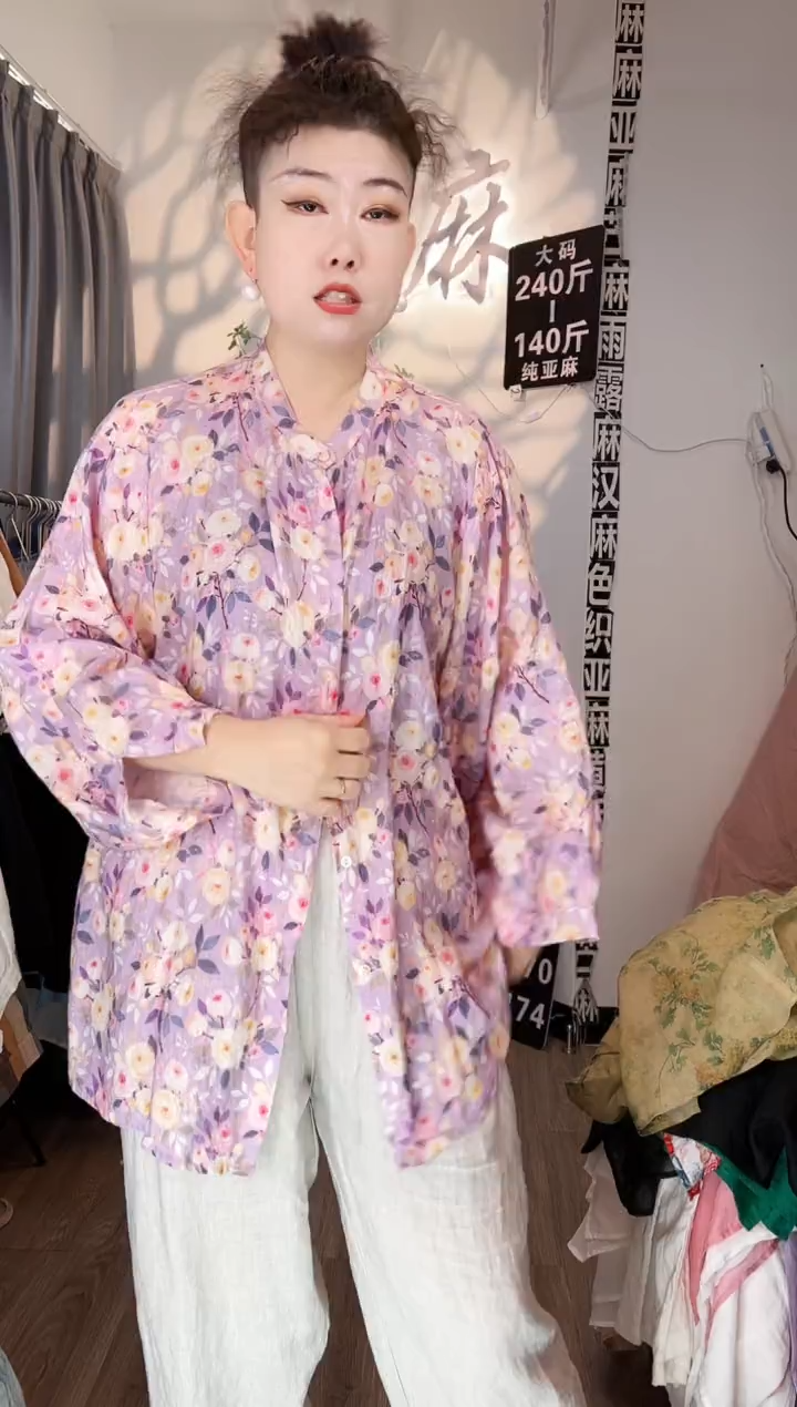 亚麻大码女装系列。