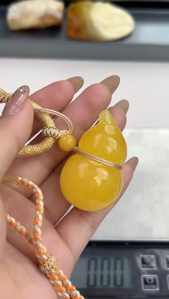 裸石琥珀未镶嵌天然琥珀蜜蜡吊坠