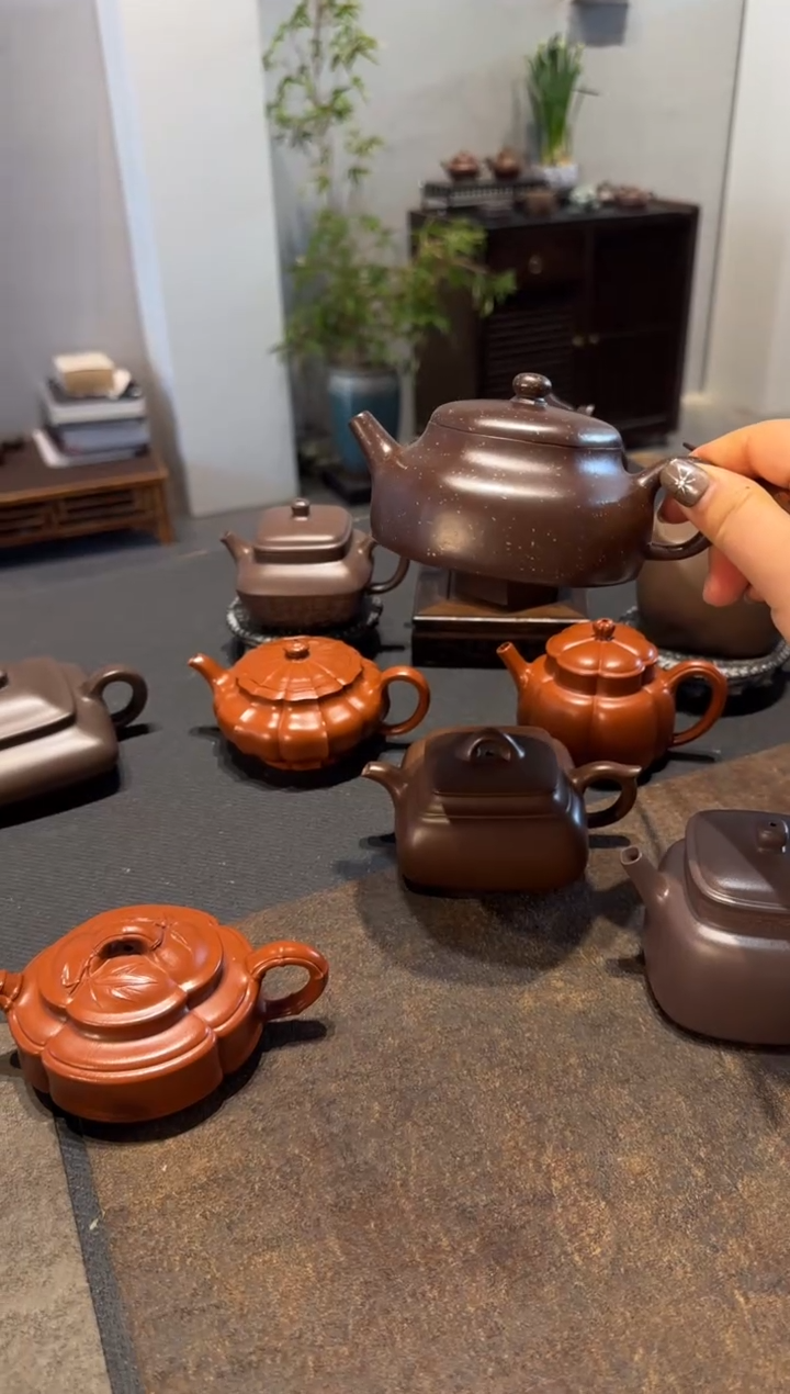 【闪购商品】紫砂茶壶六方静乐 铺砂