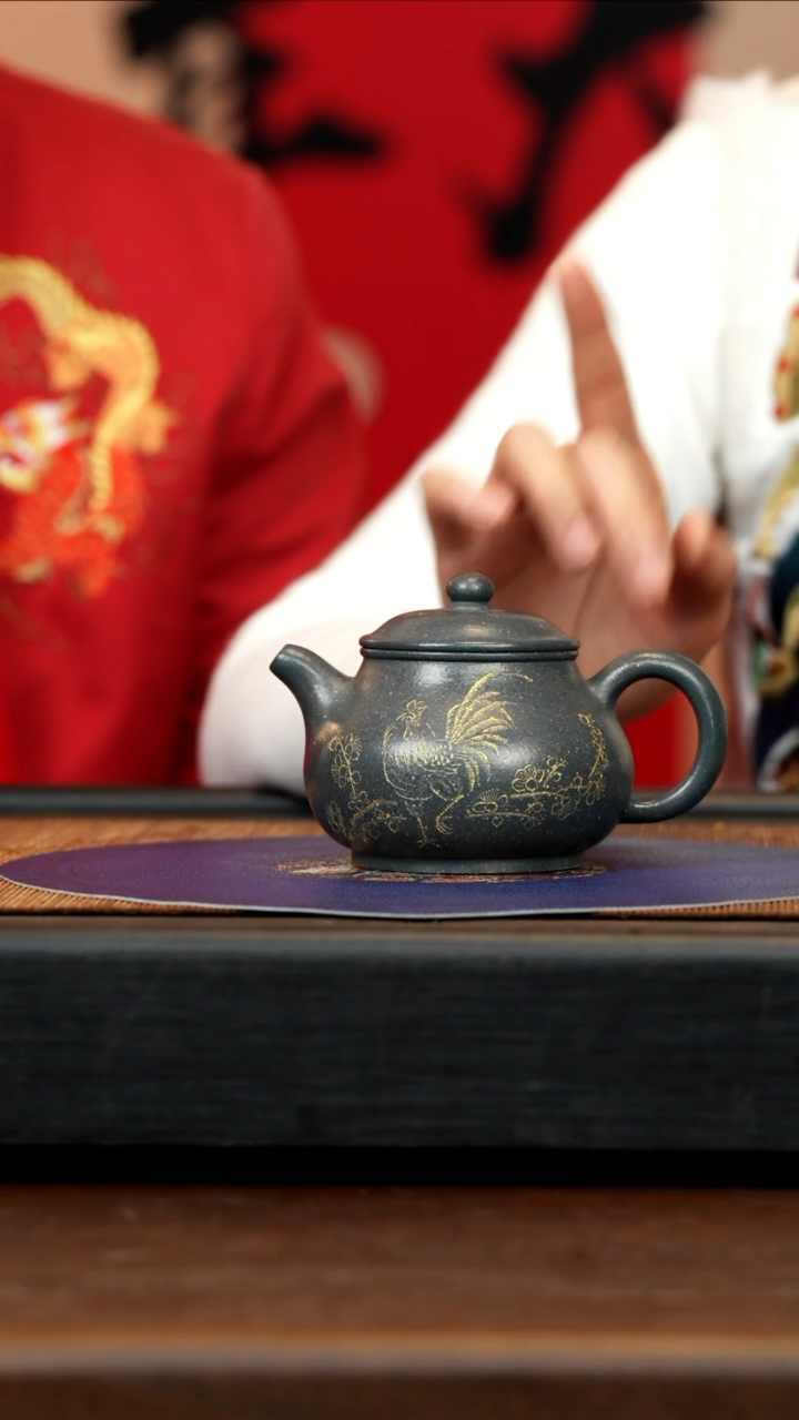 【闪购商品】紫砂茶壶CLQ 雪花绿 潘壶