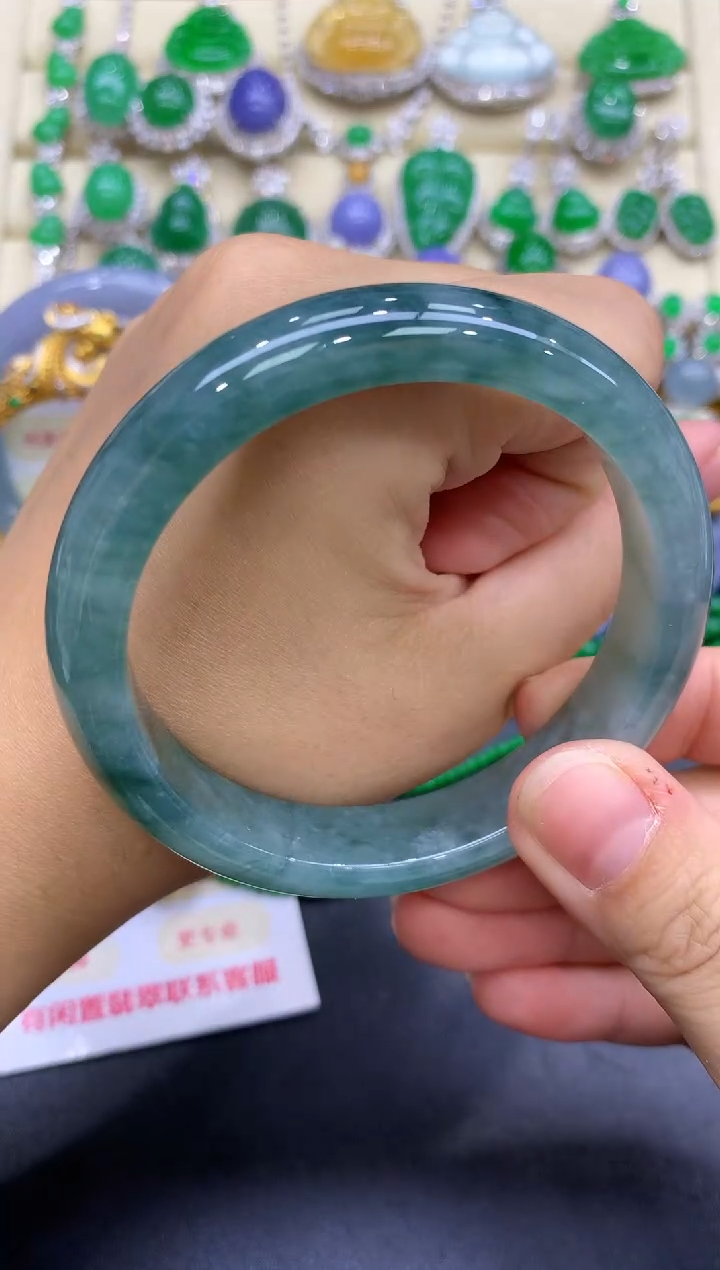 未镶嵌手镯翡翠294-中国好珍宝