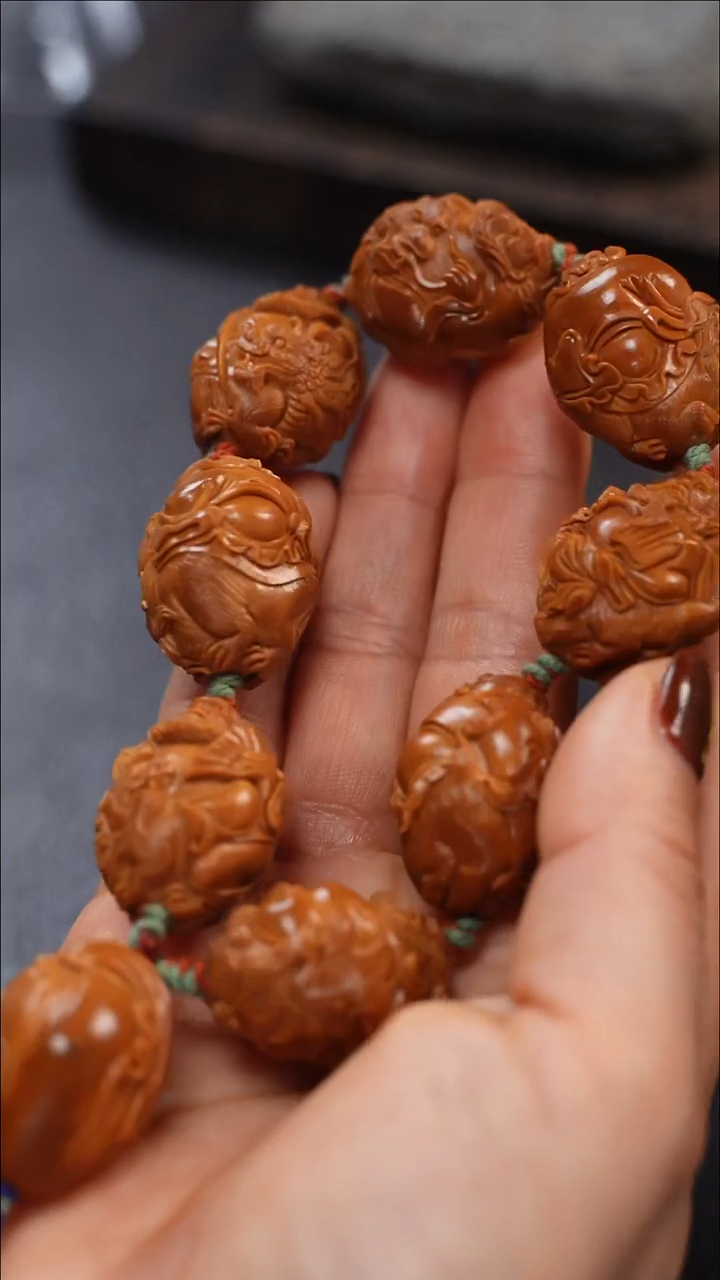 手串/手链橄榄核九林核雕文玩作品