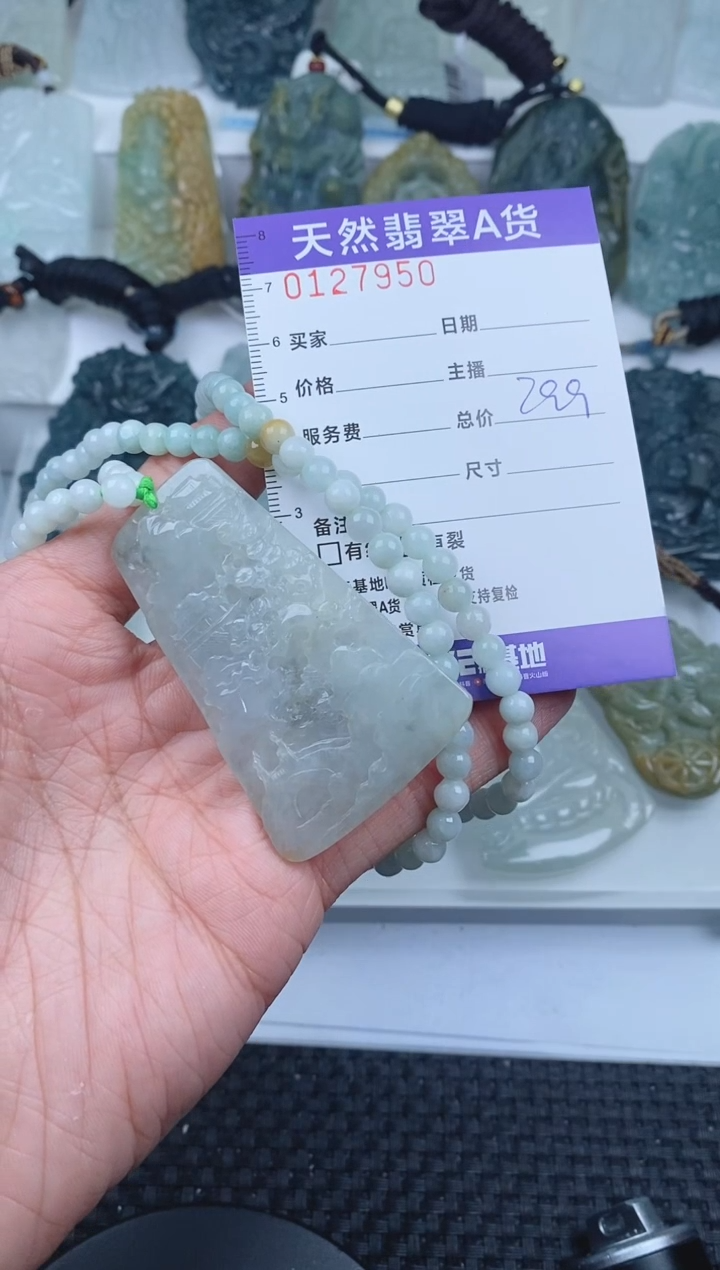 【闪购商品】翡翠颈饰未镶嵌        950