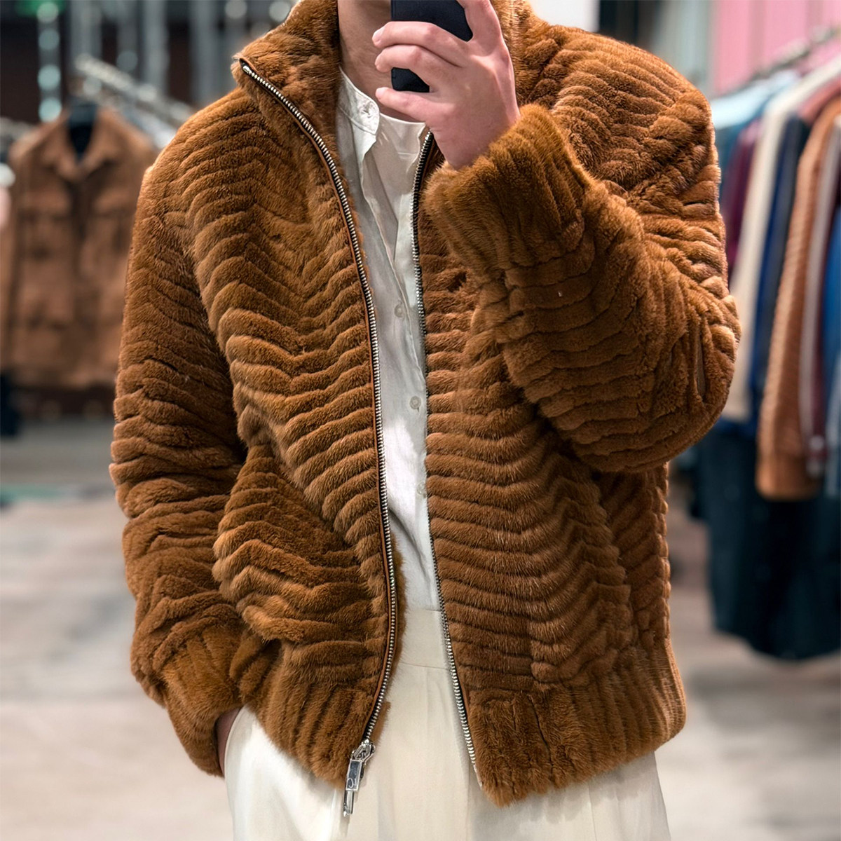 171000V版”法式秀款 芬兰SAGA Royal皇冠小公貂“手工 水貂皮草