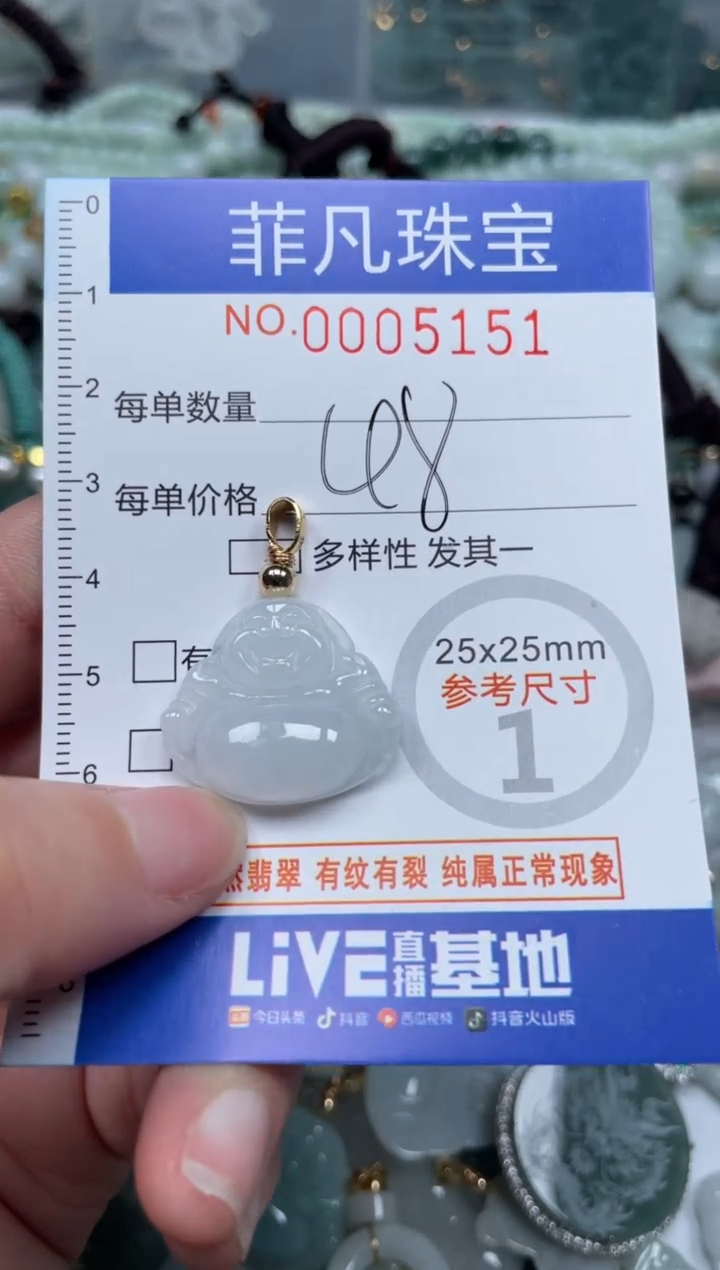 【闪购商品】翡翠颈饰未镶嵌00..5151