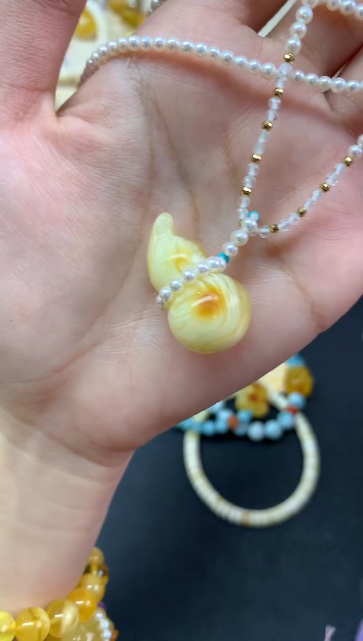 【闪购商品】蜜蜡裸石未镶嵌吊坠A393|1380