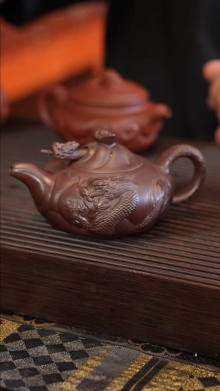 茶壶紫砂鱼化龙 240cc 7.0版本 